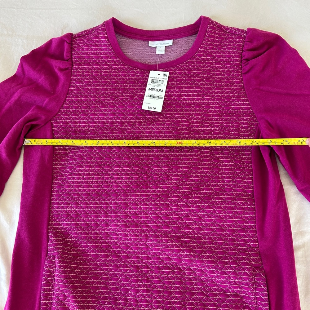 Charter Club Magenta Dress - Picture 4 of 6